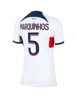 Paris Saint-Germain Marquinhos #5 Auswärtstrikot für Frauen 2023-24 Kurzarm